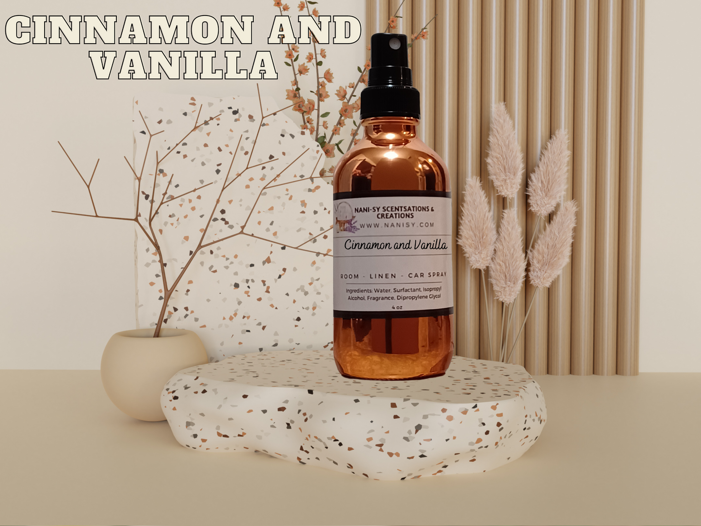 CINNAMON AND VANILLA ROOM SPRAY