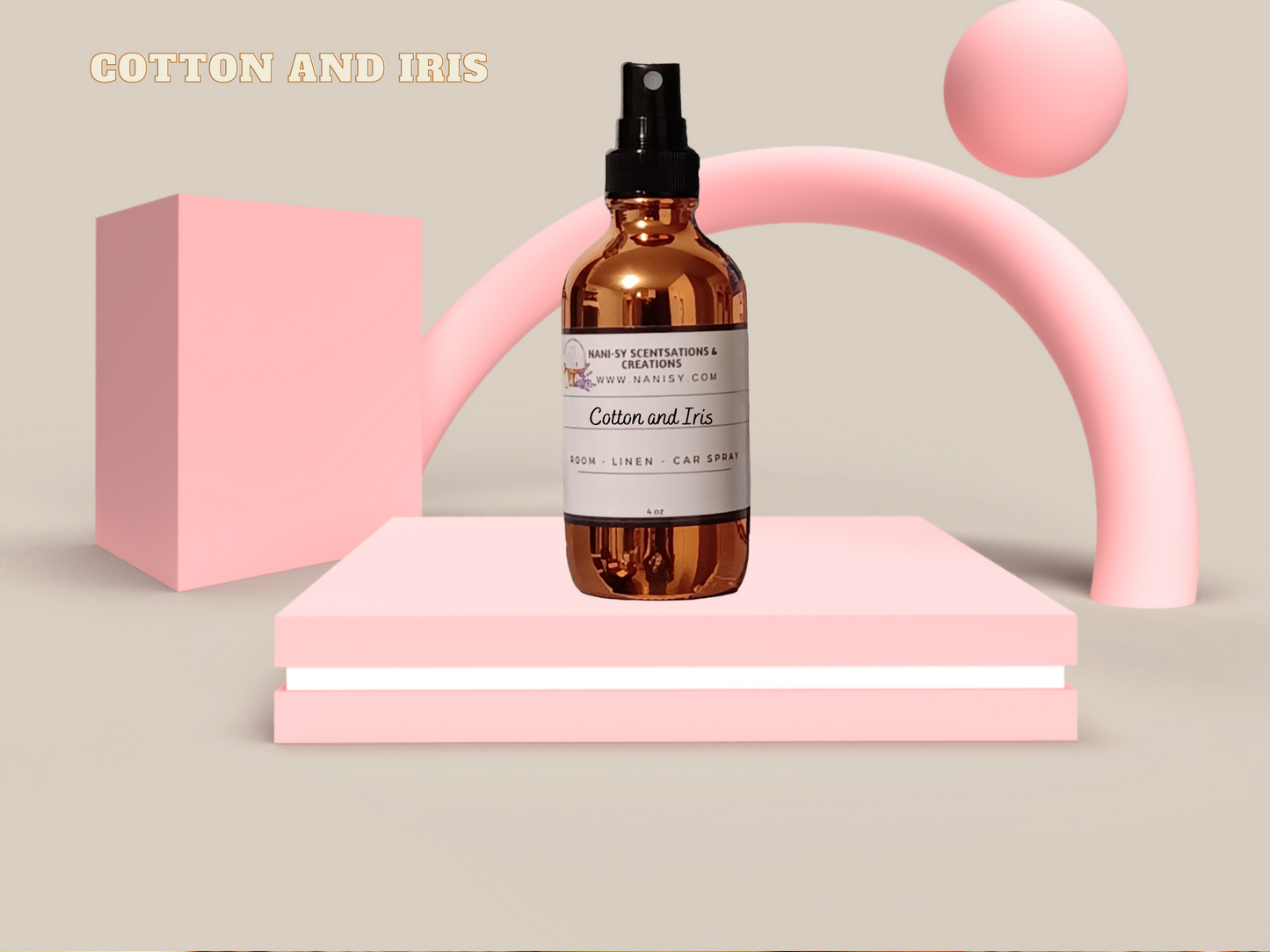 COTTON AND IRIS ROOM SPRAY