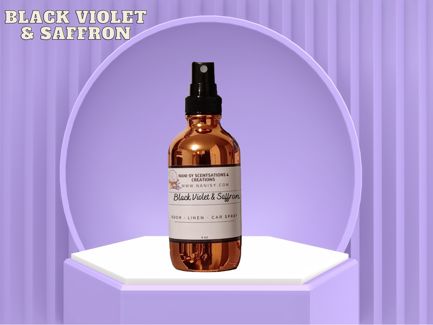 BLACK VIOLET & SAFFRON ROOM SPRAY