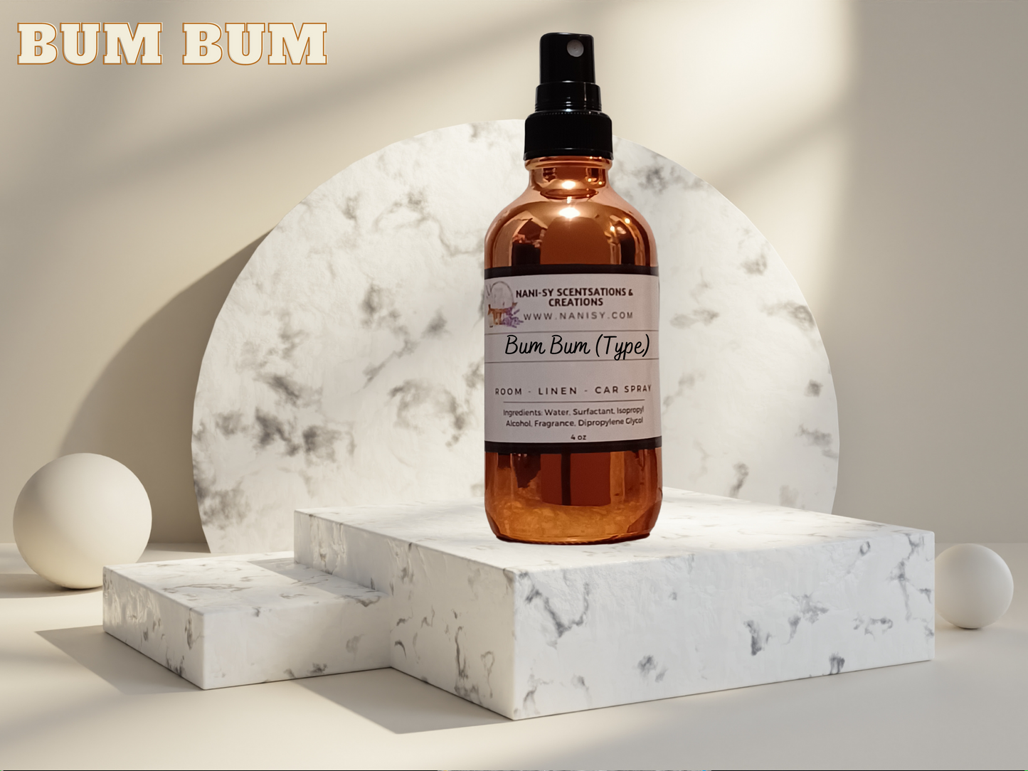 BUM BUM ROOM SPRAY (TYPE)