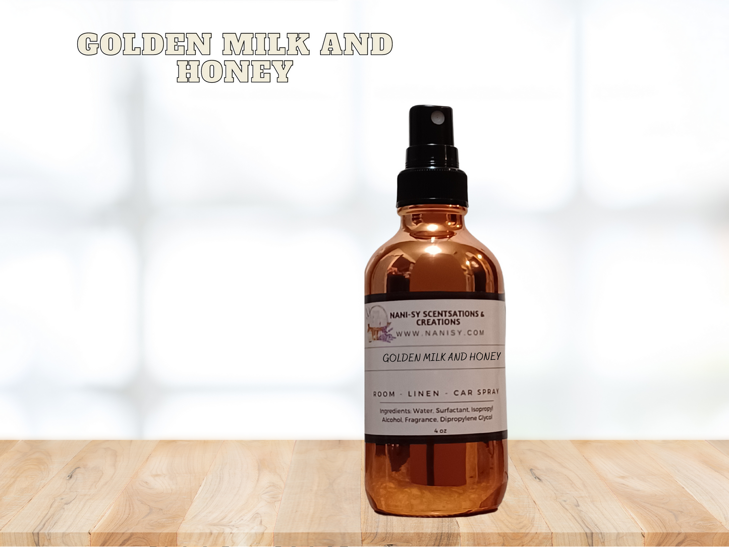 GOLDEN MILK AND HONEY ROOM SPRAY