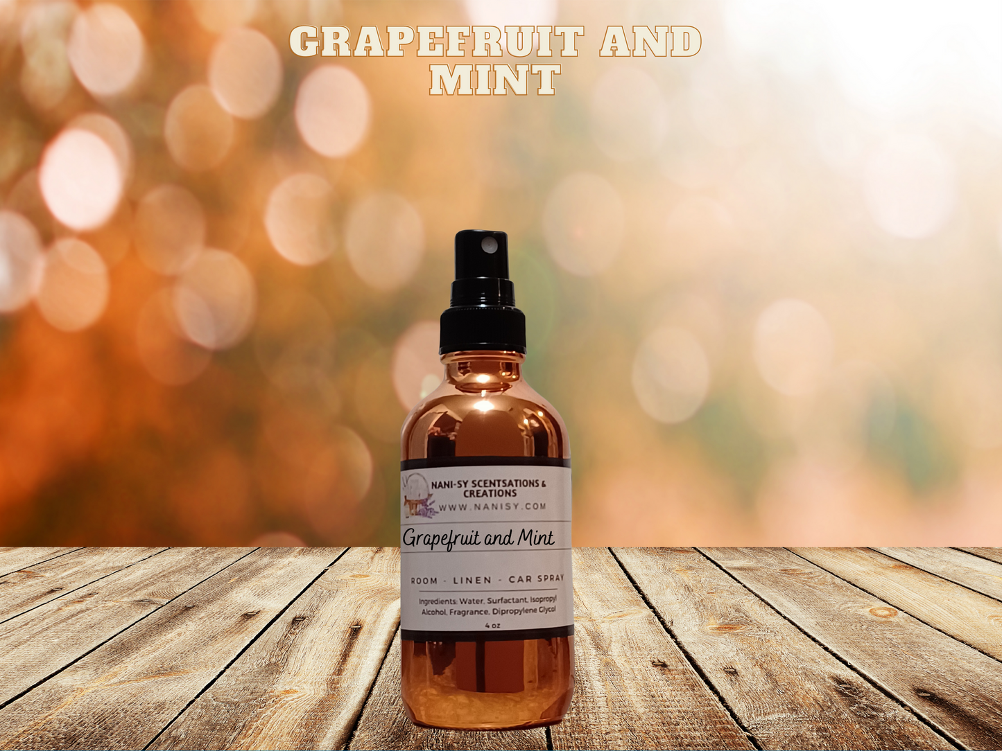 GRAPEFRUIT AND MINT ROOM SPRAY