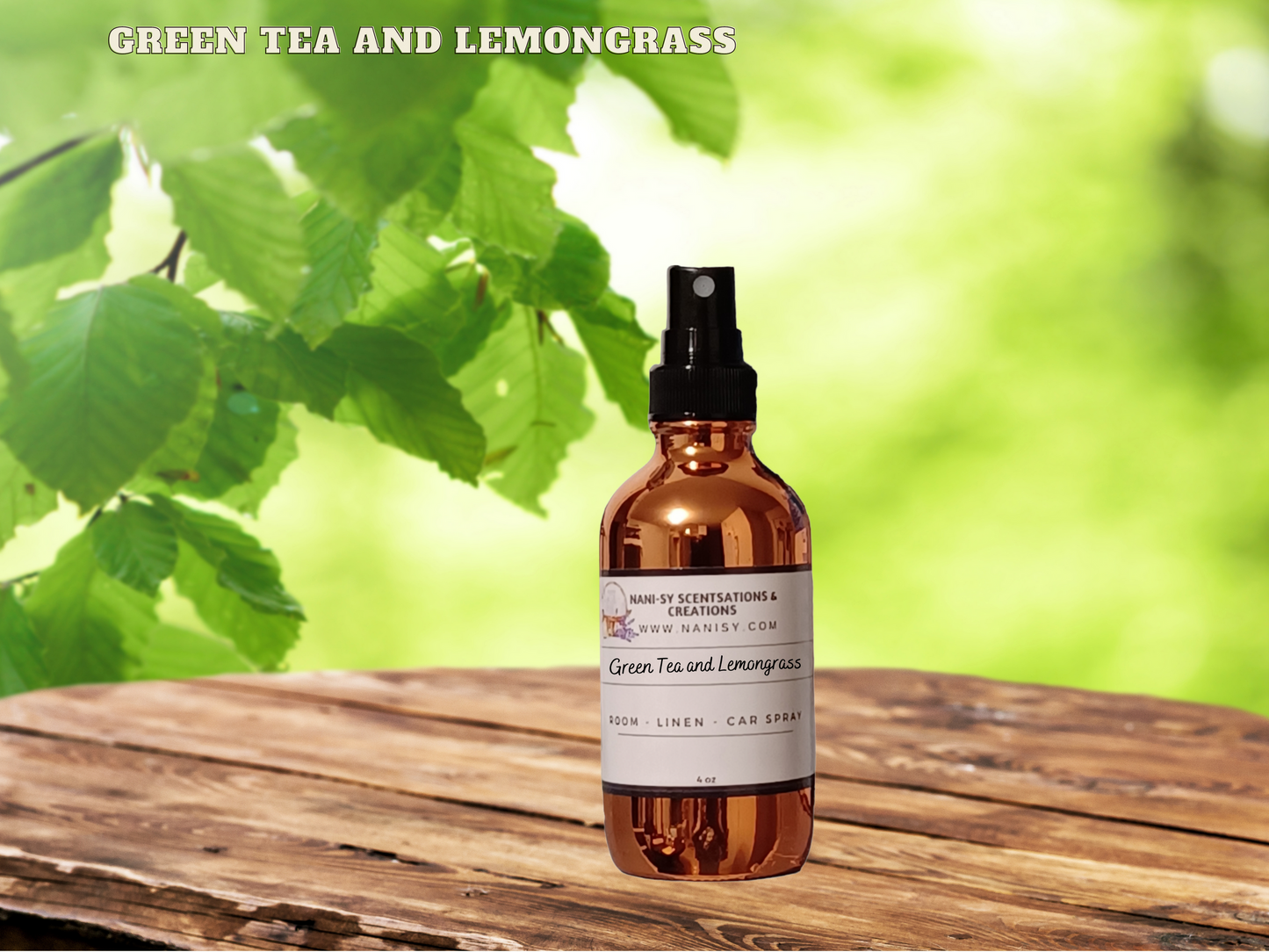 GREEN TEA AND LEMONGRASS ROOM SPRAY